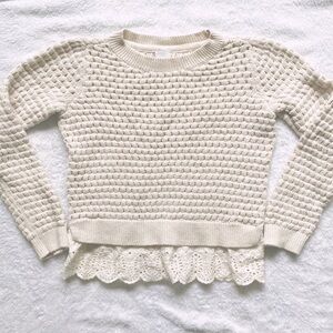 Crochet Knit Sweater